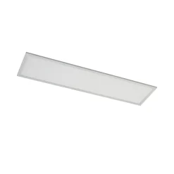 Arcchio LED-panel Lyndra, 120 cm, sølv, aluminium, dæmpbar, CCT