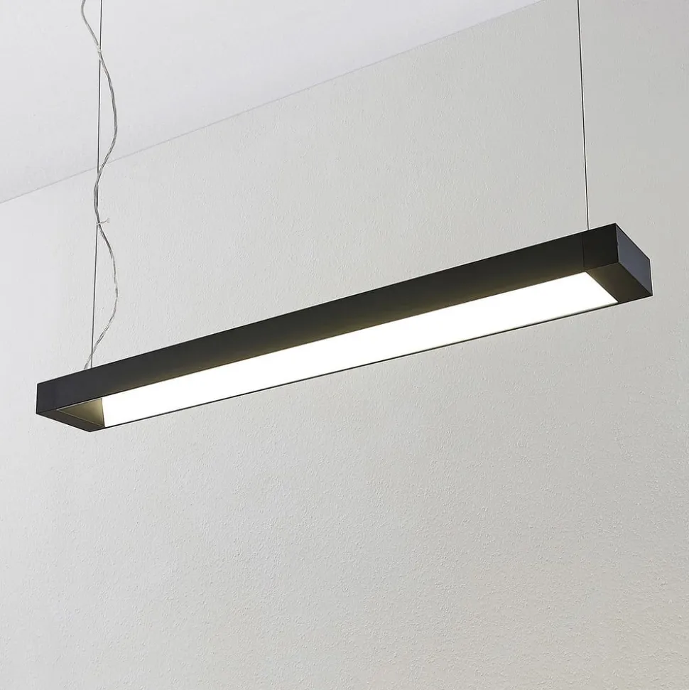 Arcchio LED-pendellampe Cuna, 92 cm, sort, metal