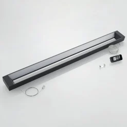 Arcchio LED-pendellampe Cuna, sort, 122 cm, metal