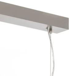 Arcchio LED-pendellampe Dorean, sølv, metal, 120 cm
