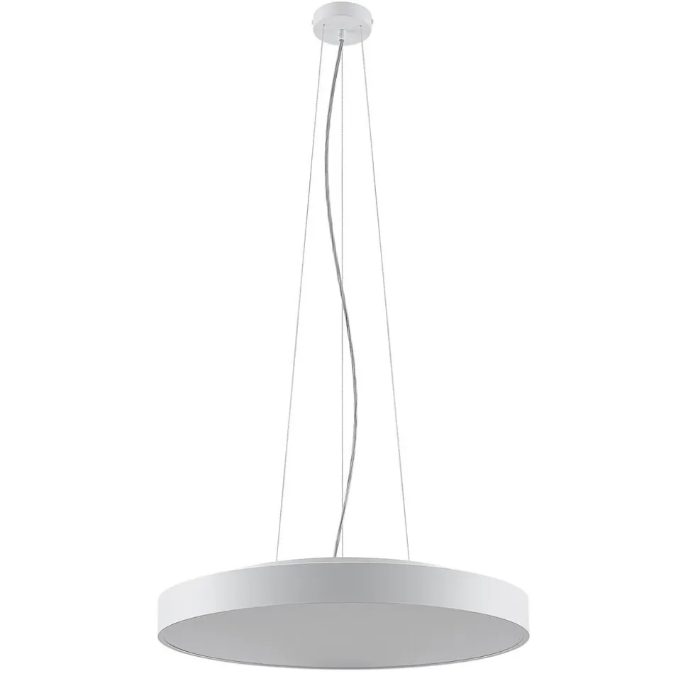 Arcchio LED-pendellampe Vanida, hvid, Ø 60 cm, op/ned