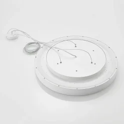 Arcchio LED-pendellampe Vanida, hvid, Ø 60 cm, op/ned