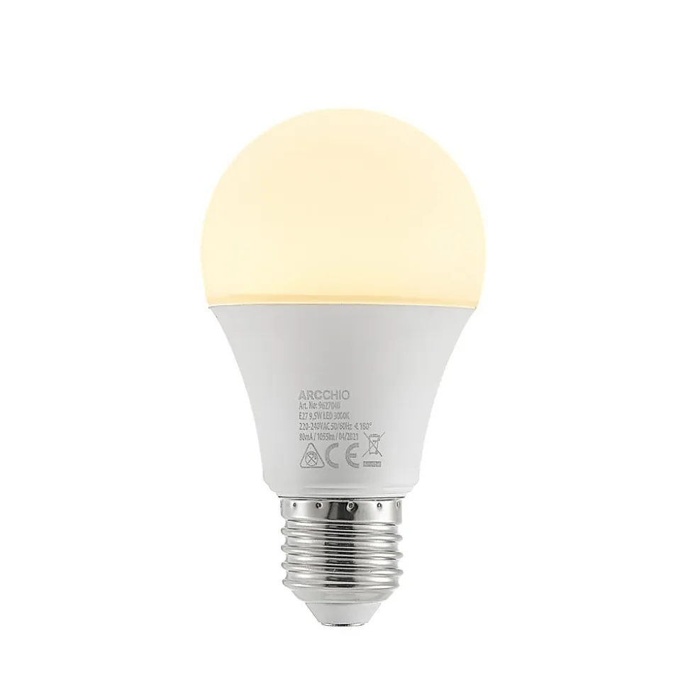 Arcchio LED-pære E27 A60 9,5W opal 3.000K 1055lm