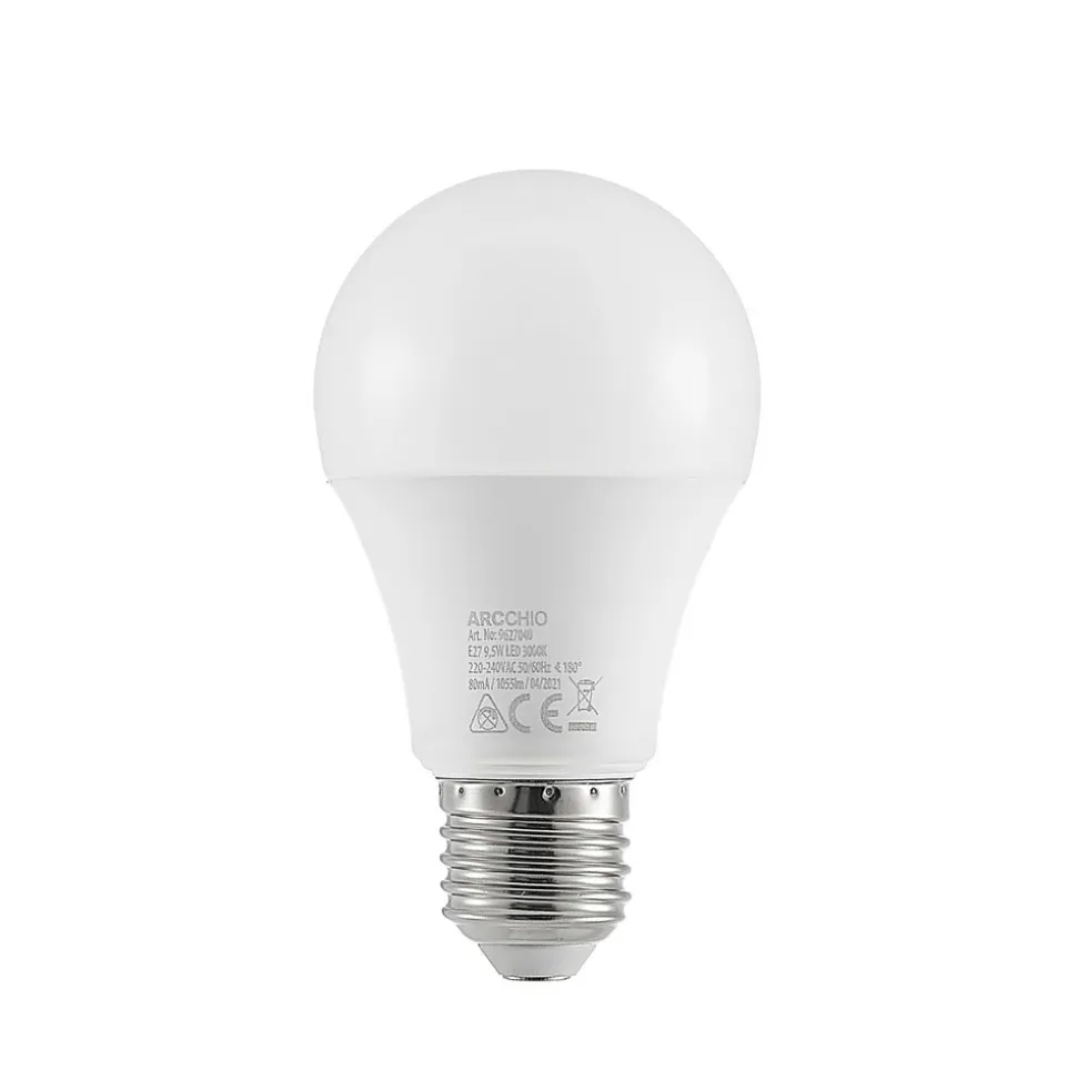 Arcchio LED-pære E27 A60 9,5W opal 3.000K 1055lm