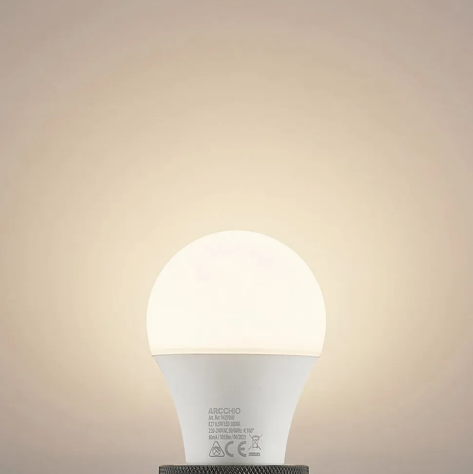 Arcchio LED-pære E27 A60 9,5W opal 3.000K 1055lm