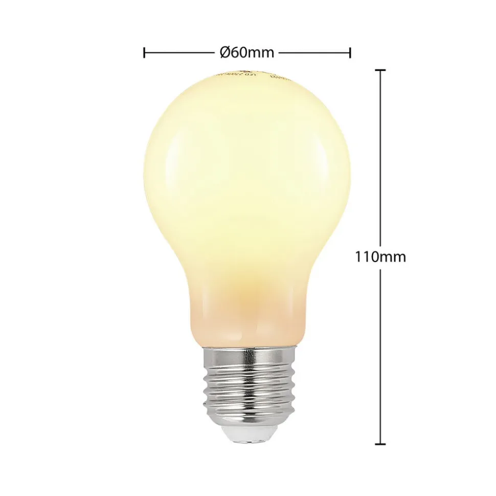 Arcchio LED-pære E27 8W 2.700K dæmpbar, opal
