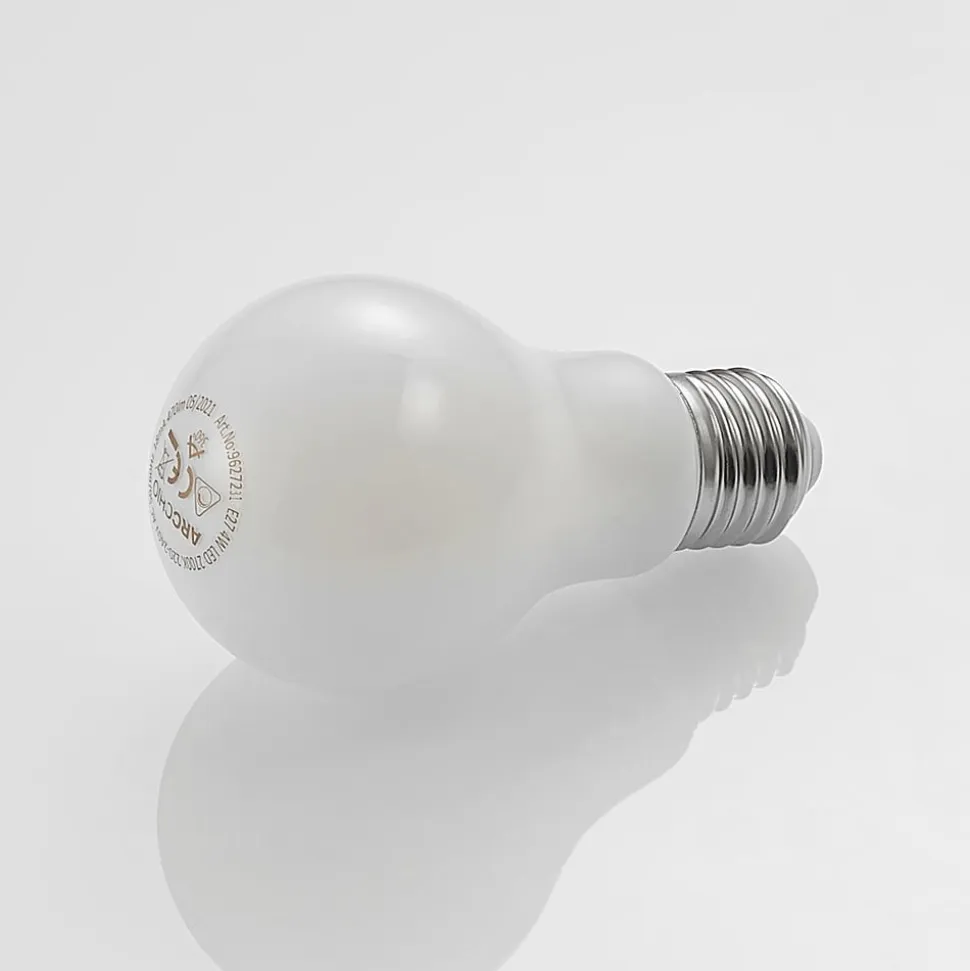 Arcchio LED-pære E27 8W 2.700K dæmpbar, opal