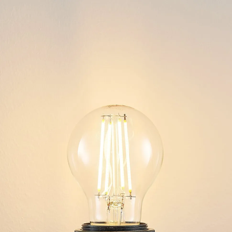 Arcchio LED-pære, filament, E27, 6,5W, klar, 2.700K