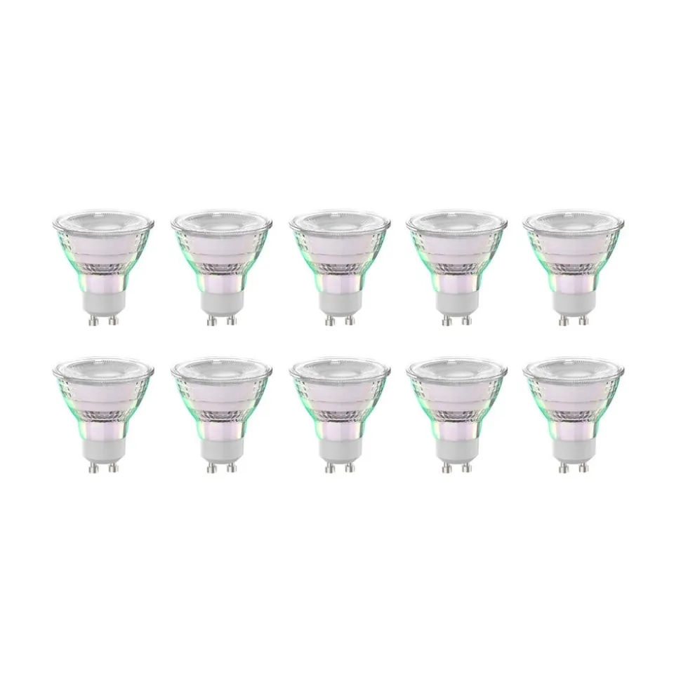 Arcchio LED-pære GU10 2,5W 6500K 450lm glas sæt med 10 stk