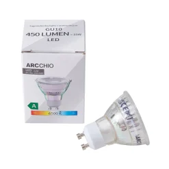 Arcchio LED-pære GU10 2,5W 6500K 450lm glas sæt med 10 stk