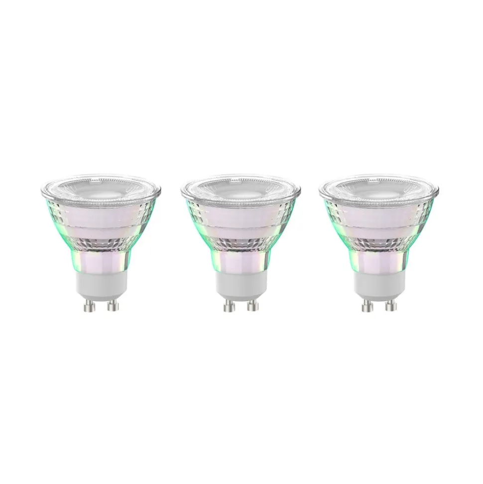 Arcchio LED-pære GU10 2,5W 6500K 450lm glas sæt med 3 stk