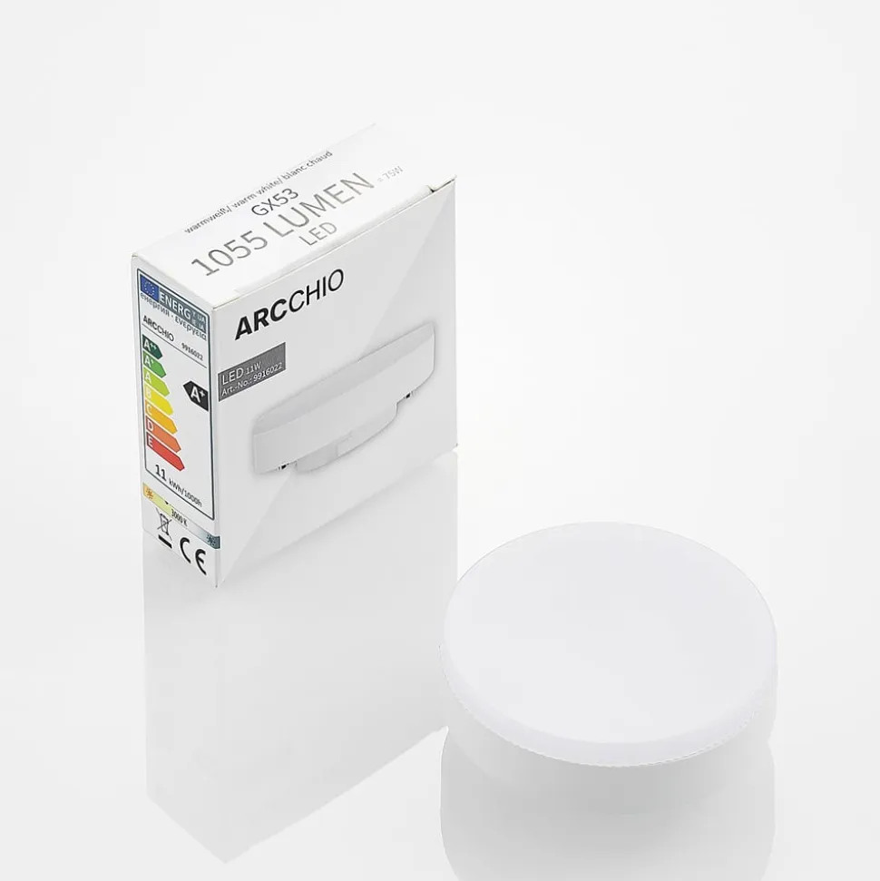 Arcchio LED-pære GX53 10 W 3.000 K, 2 stk