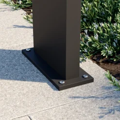 Arcchio LED-sokkellampe Havin, antracit, metal, 60 cm