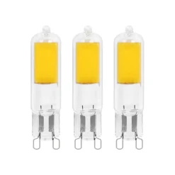 Arcchio LED-stiftsokkelpære, G9, 2,2W, 3000K, sæt med 3 stk