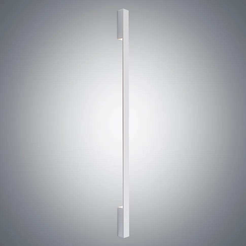 Arcchio LED-væglampe Ivano, 130 cm, hvid, aluminium