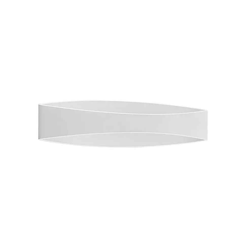 Arcchio LED-væglampe Jelle, 44 cm, hvid, metal, op/ned
