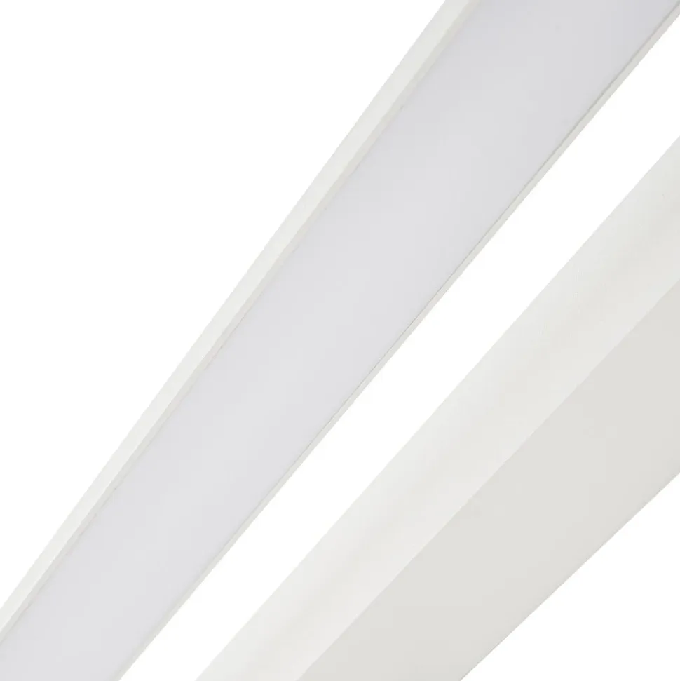 Arcchio LED-væglampe Jora, 90 cm, hvid, drejelig, IP44