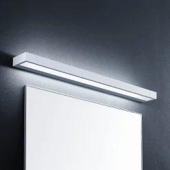 Arcchio LED-væglampe Jora, 90 cm, hvid, drejelig, IP44