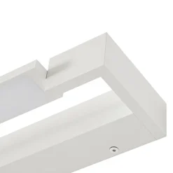 Arcchio LED-væglampe Jora, 60 cm, hvid, drejelig, IP44