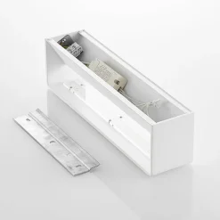 Arcchio LED-væglampe Karam, 37 cm, hvid, metal, op/ned