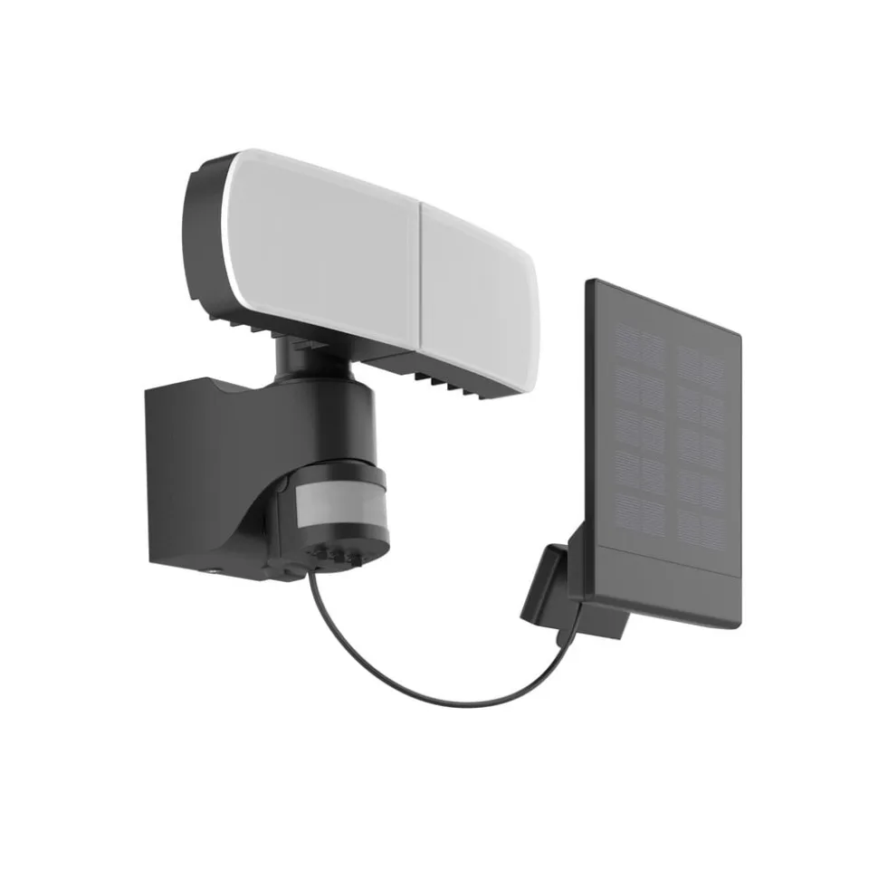 Arcchio Lissano LED-vægspot med solcelle og sensor