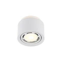 Arcchio loftlampe Walisa, Ø 15 cm, hvid, metal, GU10
