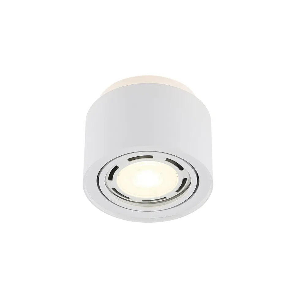 Arcchio loftlampe Walisa, Ø 15 cm, hvid, metal, GU10