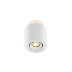 Arcchio loftlampe Walisa, Ø 10 cm, hvid, metal, GU10