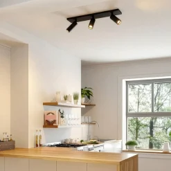 Arcchio loftspot Brinja Slim, sort, 3 lyskilder GU10 MR11
