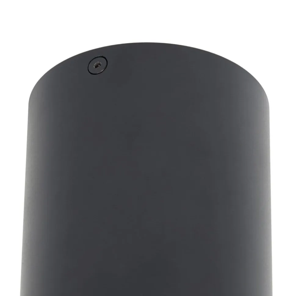 Arcchio loftspot Jolina, rund, antracit, 13 cm, metal