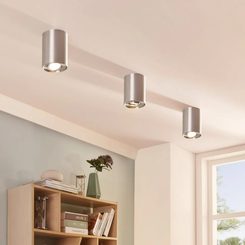 Arcchio loftspot Jolina, rund, sæt med 2, aluminium