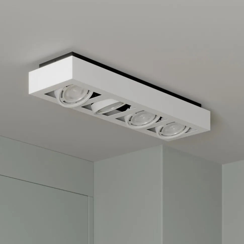 Arcchio loftspot Ronka, 65 cm, 4 lyskilder, hvid, GU10