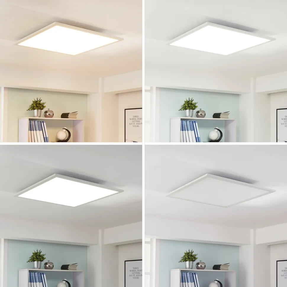 Arcchio Lysander LED-panel, CCT, 62 cm, hvid