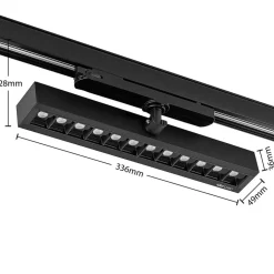 Arcchio Millay LED track spotlight sort 3000K