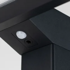 Arcchio Nelus LED-gulvlampe til kontor, sort sensor