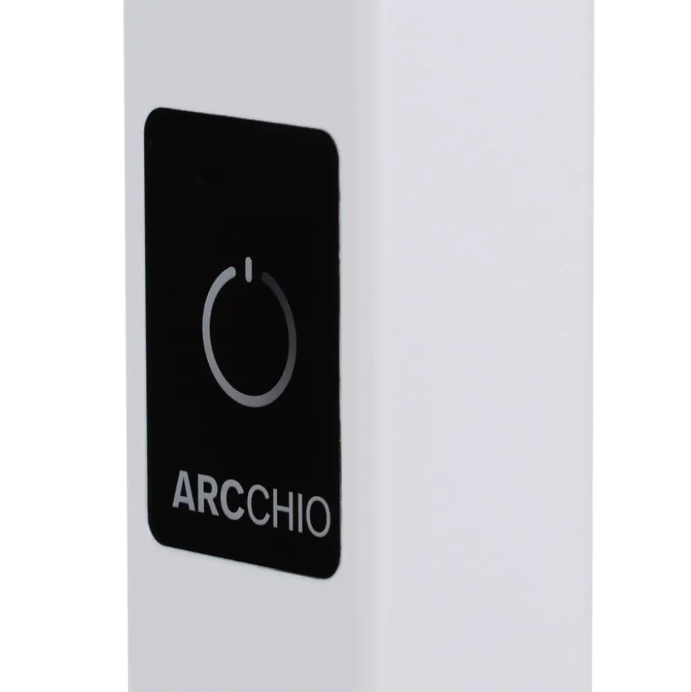 Arcchio Nelus LED-gulvlampe til kontor sensor hvid