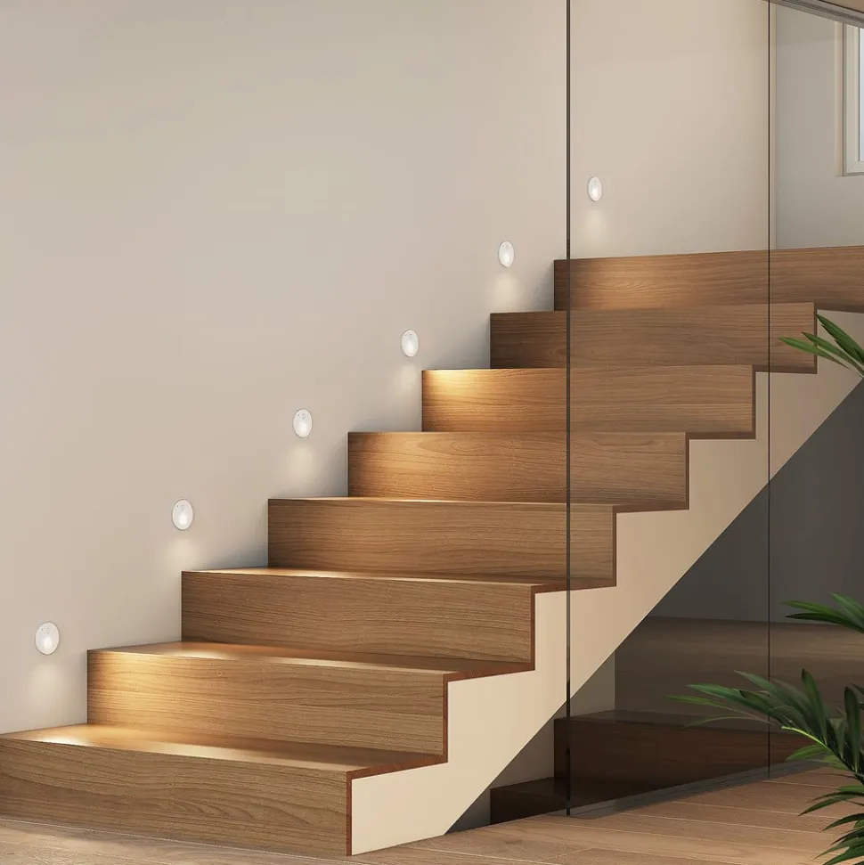 Arcchio Neru LED indbygningslampe, rund, hvid