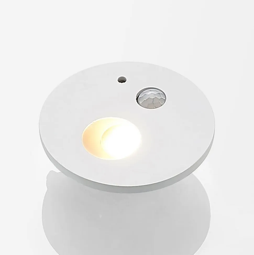 Arcchio Neru LED indbygningslampe, rund, hvid