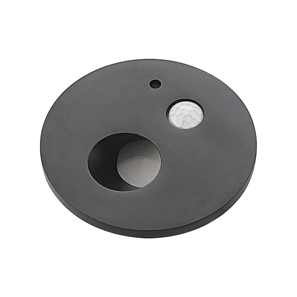 Arcchio Neru LED indbygningslampe sensor rund sort