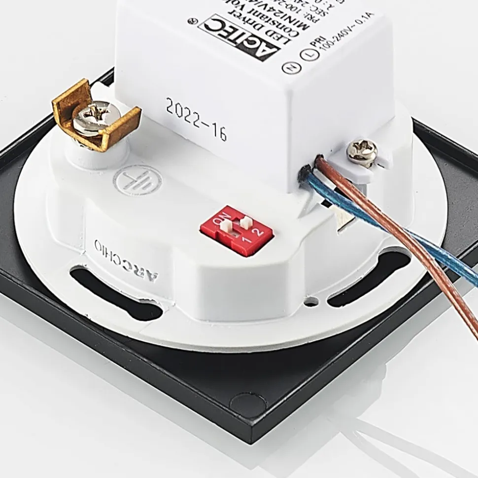 Arcchio Neru LED-lampe sensor kantet sort