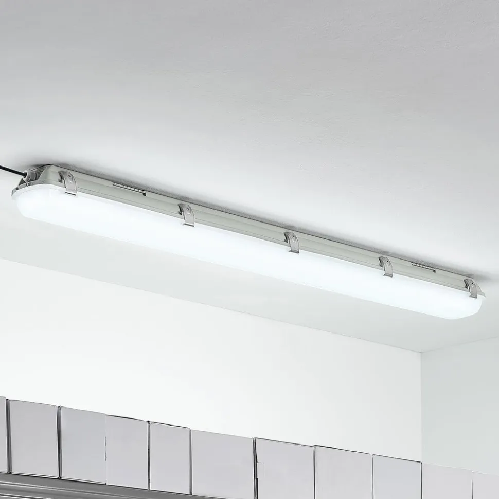 Arcchio Rao LED-vådrumslampe, længde 121,5 cm, sæt med 10 stk