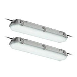Arcchio Rao LED-vådrumslampe, længde 61,8 cm, sæt med 2 stk