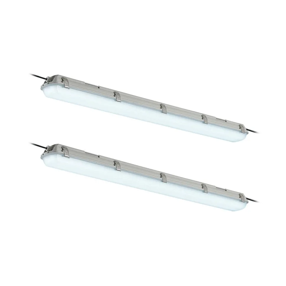 Arcchio Rao LED-vådrumslampe, længde 121,5 cm, sæt med 2 stk
