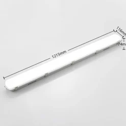 Arcchio Rao LED-vådrumslampe, længde 121,5 cm, sæt med 2 stk