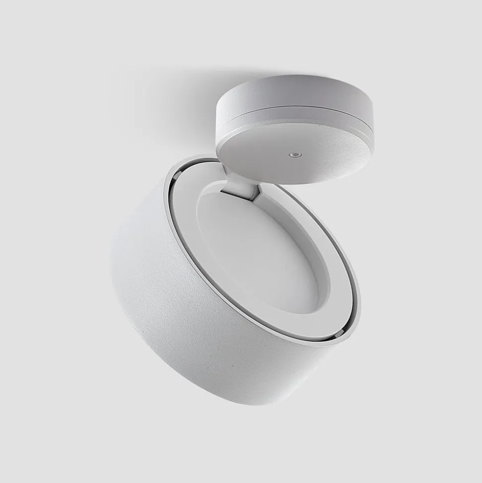 Arcchio Rotari LED-loftlampe, hvid, drejelig, metal