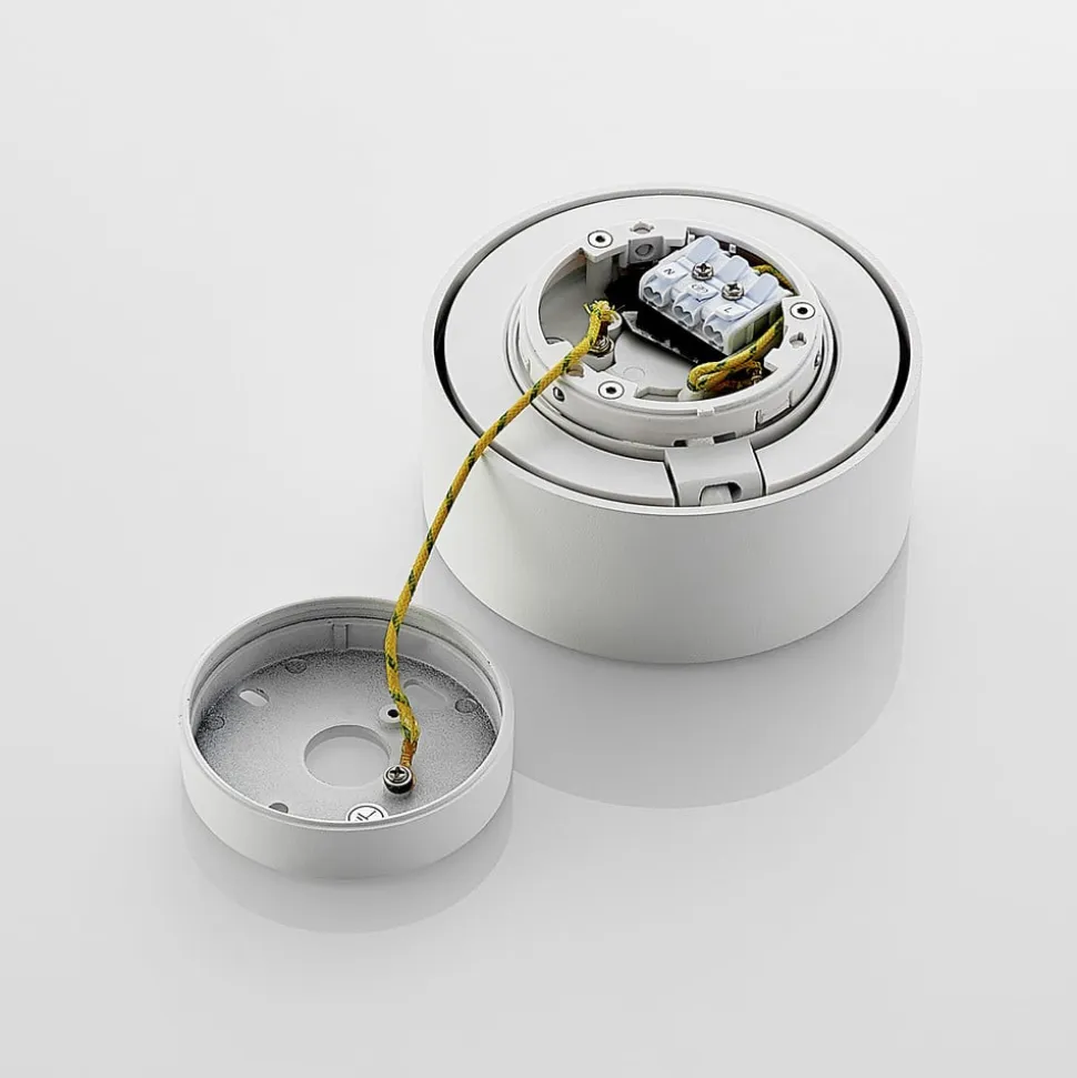 Arcchio Rotari LED-loftlampe, hvid, drejelig, metal