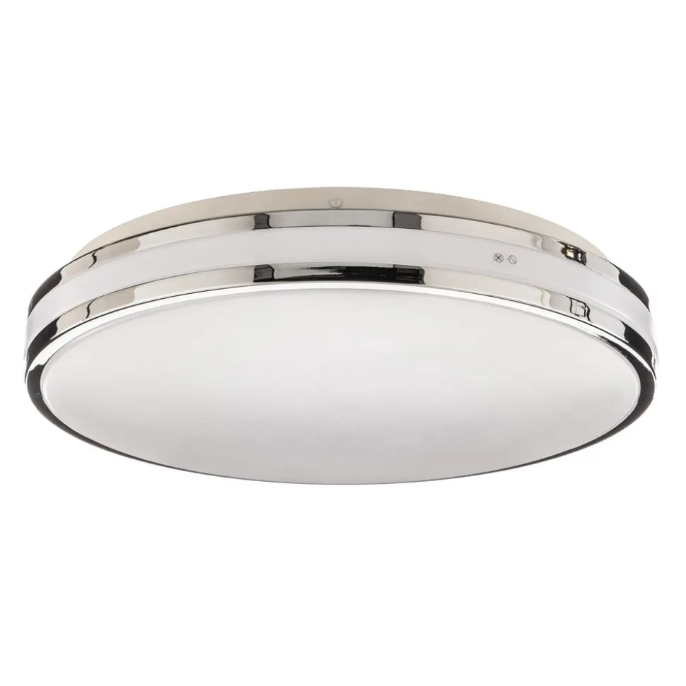 Arcchio Sinovu LED-loftlampe til badeværelset, krom, 34 cm