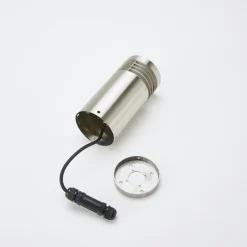 Arcchio sokkellampe Caramia, 23 cm, stål, saltvandsresistent