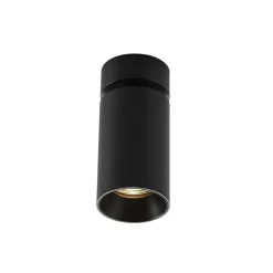 Arcchio spotlight Brinja, sæt med 4, sort, rund, Ø 6cm, GU10