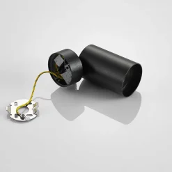 Arcchio spotlight Brinja, sæt med 4, sort, rund, Ø 6cm, GU10